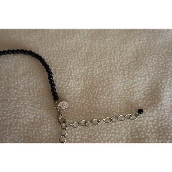 Lot of 4 Vintage Necklaces Bib Black Faceted Beads Cookie Lee Napier Pendant - Picture 16 of 16